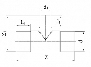 Тройник редукционный 355-200мм SDR11 SJ